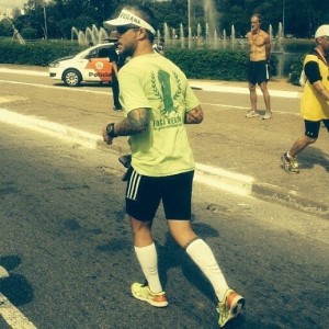Franz na reta final da Maratona de São Paulo deste ano