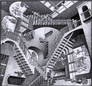 Em busca do Santo High/Reprodução M C Escher