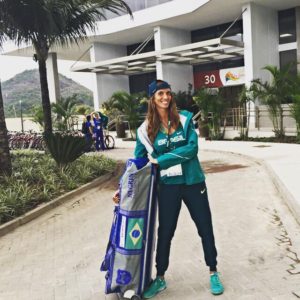 Nathalie na Rio 2016/Foto: Arquivo Pessoal